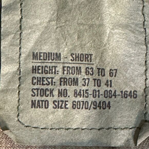 Authentic Airborne Military Jacket Size Medium Short - Picture 3 of 5